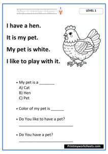 1st Grade Writing Practice