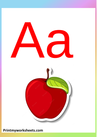 A-Z Alphabet Wall Poster