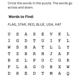 Additional Patriotic Learning Activity