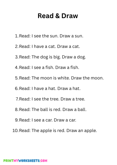 Pre-K Sight Words Early Writing