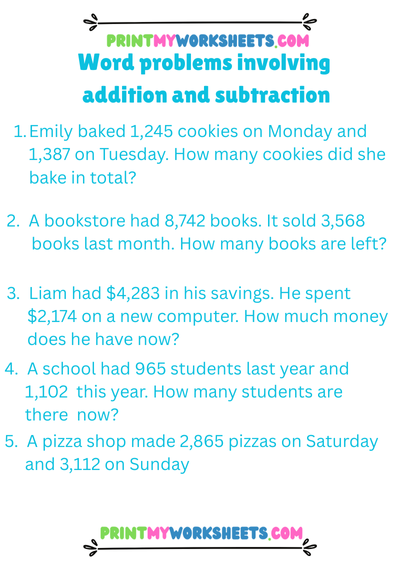 Advanced Addition Subtraction
