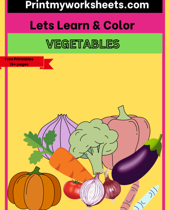 Vegetable Coloring Book for Kids