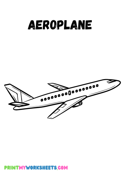 Free Vehicles Coloring Worksheet