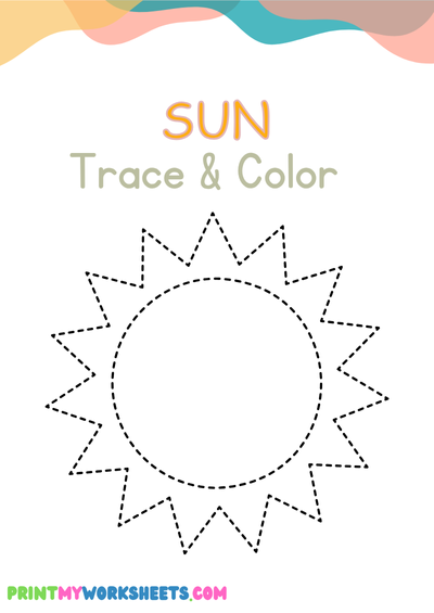 Solar System Worksheet for Kids