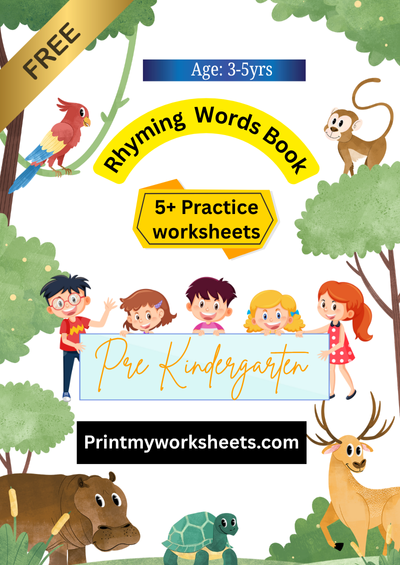PreK Rhyming Words Activity