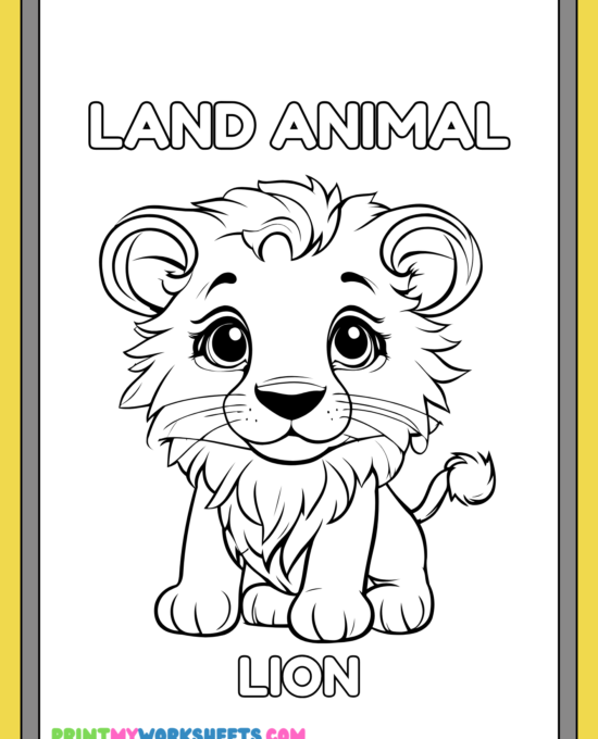 Kindergarten Extended Land Animals