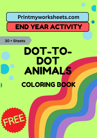 Kindergarten Dot-to-Dot Tracing Worksheet